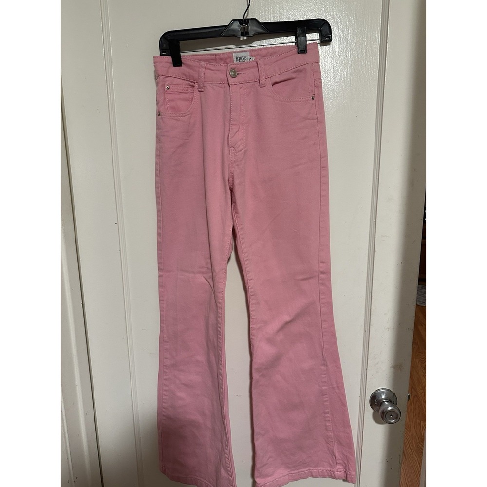 Princess Polly Bubblegum Pink Jeans - Size 2 Flare